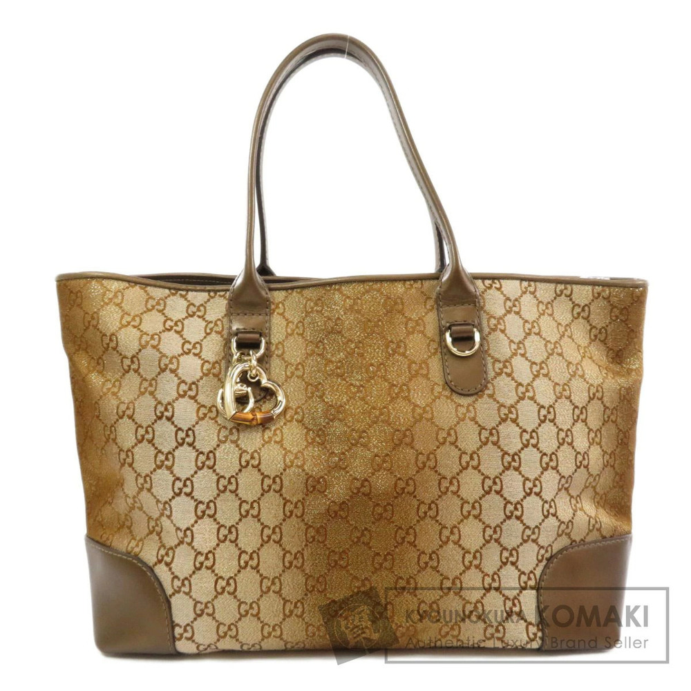 Gucci GG Lurex Heart Bit Tote bag monogram canvas